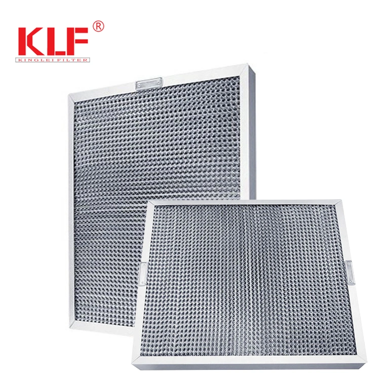 Depth 30/50 Low Resistance Premium Stainless Steel Aluminum 495X495X50 Baffle Filter